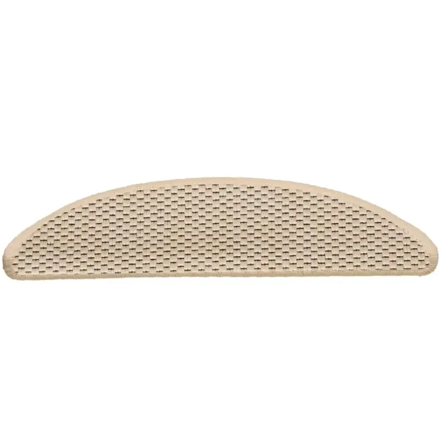 Trapmatten-vidaXL - Trapmat - Crème - Stof - 56 x 17 x 3 cm - 15 stuks