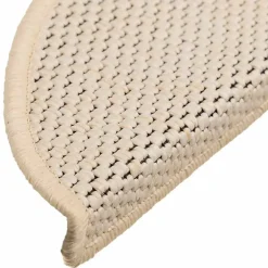 Trapmatten-vidaXL - Trapmat - Crème - Stof - 56 x 17 x 3 cm - 15 stuks