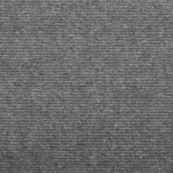 vidaXL - Trapmat - Grijs - Stof - 65 x 24.5 x 3.5 cm - 15 stuks