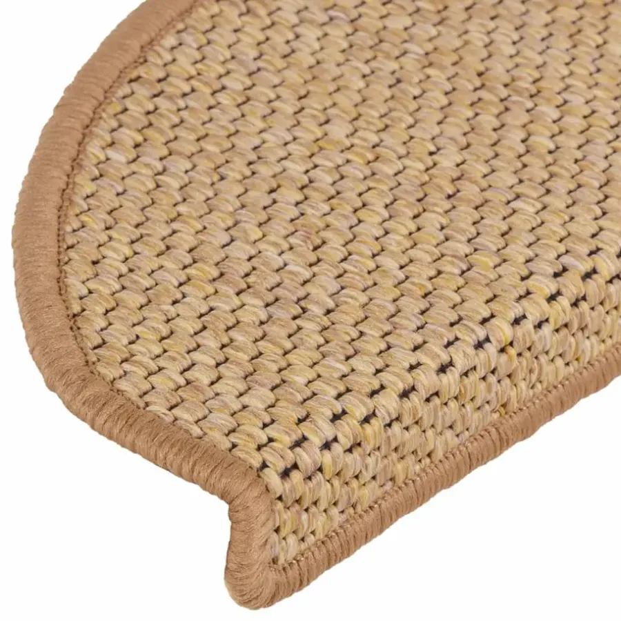 vidaXL - Trapmat - Oranje - Stof - 65 x 21 x 4 cm - 15 stuks