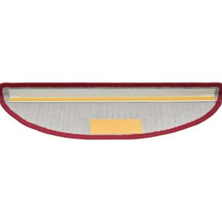 Trapmatten-vidaXL - Trapmat - Rood - Polypropyleen