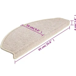 vidaXL - Trapmat - Taupe - Polypropyleen