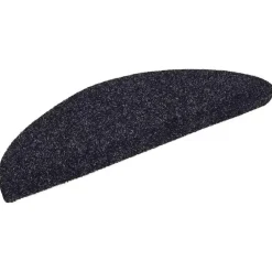 vidaXL - Trapmat - Zwart - Polypropyleen - 56 x 17 x 3 cm - 5 stuks