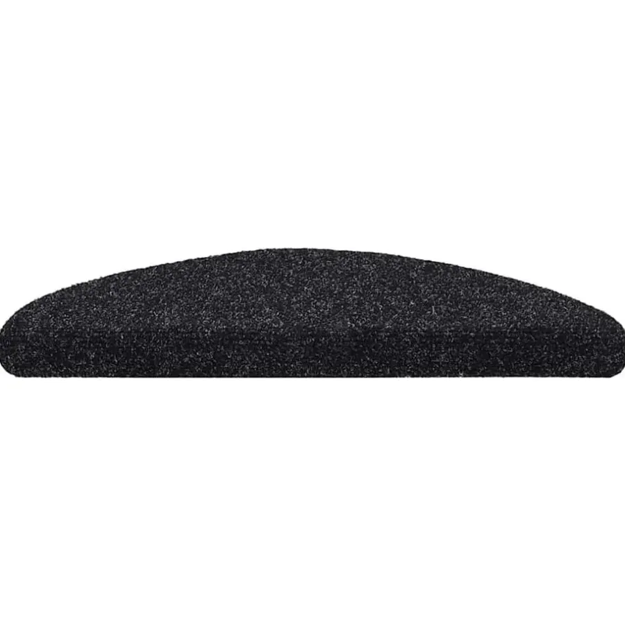vidaXL - Trapmat - Zwart - Polypropyleen - 56 x 17 x 3 cm - 5 stuks