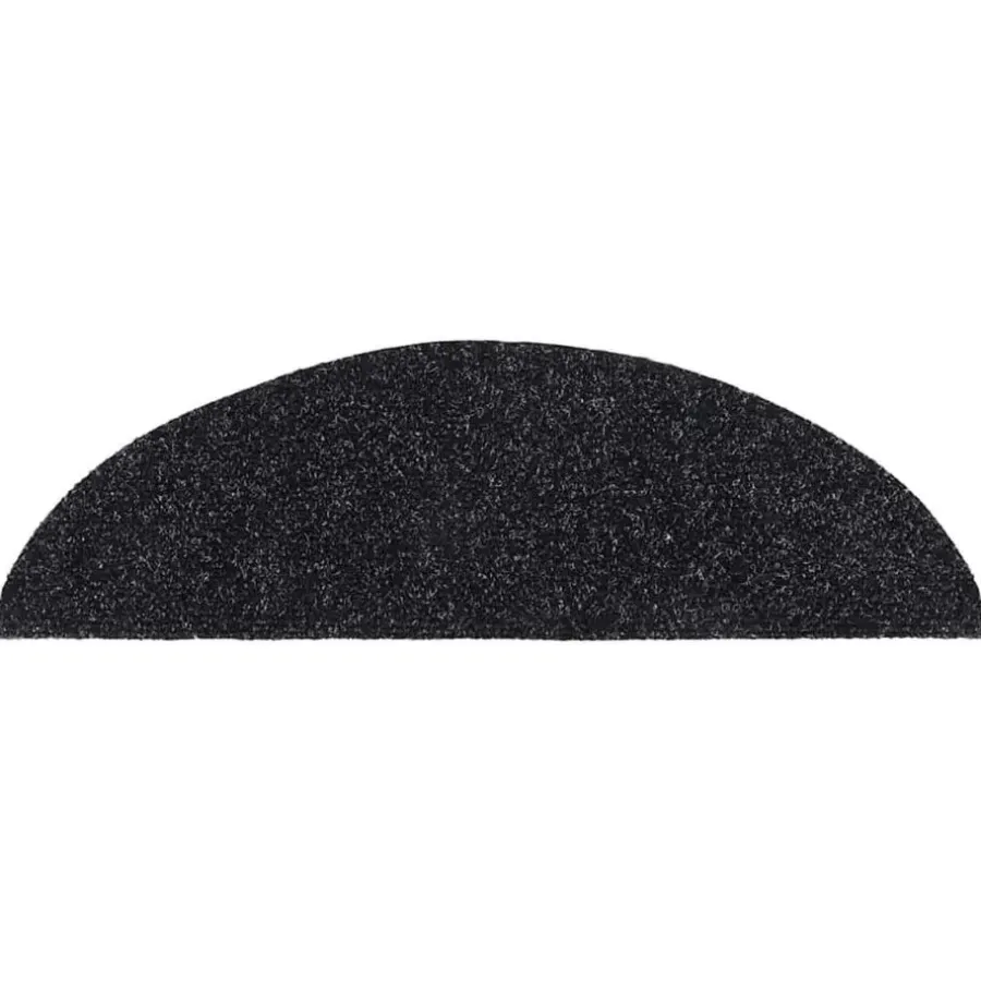 vidaXL - Trapmat - Zwart - Polypropyleen - 56 x 17 x 3 cm - 5 stuks