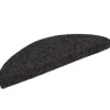 vidaXL - Trapmat - Zwart - Polypropyleen - 56 x 17 x 3 cm - 15 stuks