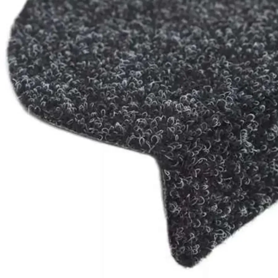vidaXL - Trapmat - Zwart - Polypropyleen - 56 x 17 x 3 cm - 15 stuks