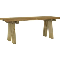 Tuinbanken-vidaXL - Tuinbank - Bruin - Grenenhout - 110 x 38 x 45 cm