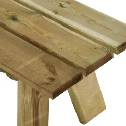 Tuinbanken-vidaXL - Tuinbank - Bruin - Grenenhout - 110 x 38 x 45 cm
