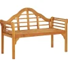 Tuinbanken-vidaXL - Tuinbank - Bruin - Acaciahout - 125 cm