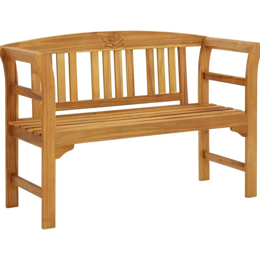 Tuinbanken-vidaXL - Tuinbank - Bruin - Acaciahout - 114 cm