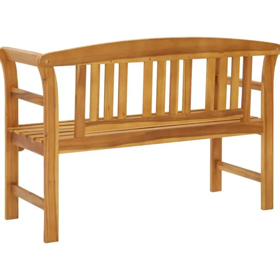 Tuinbanken-vidaXL - Tuinbank - Bruin - Acaciahout - 114 cm