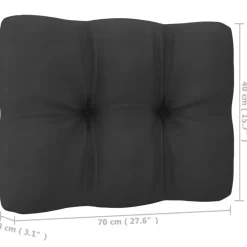vidaXL - Tuinbank - Grijs - Grenenhout