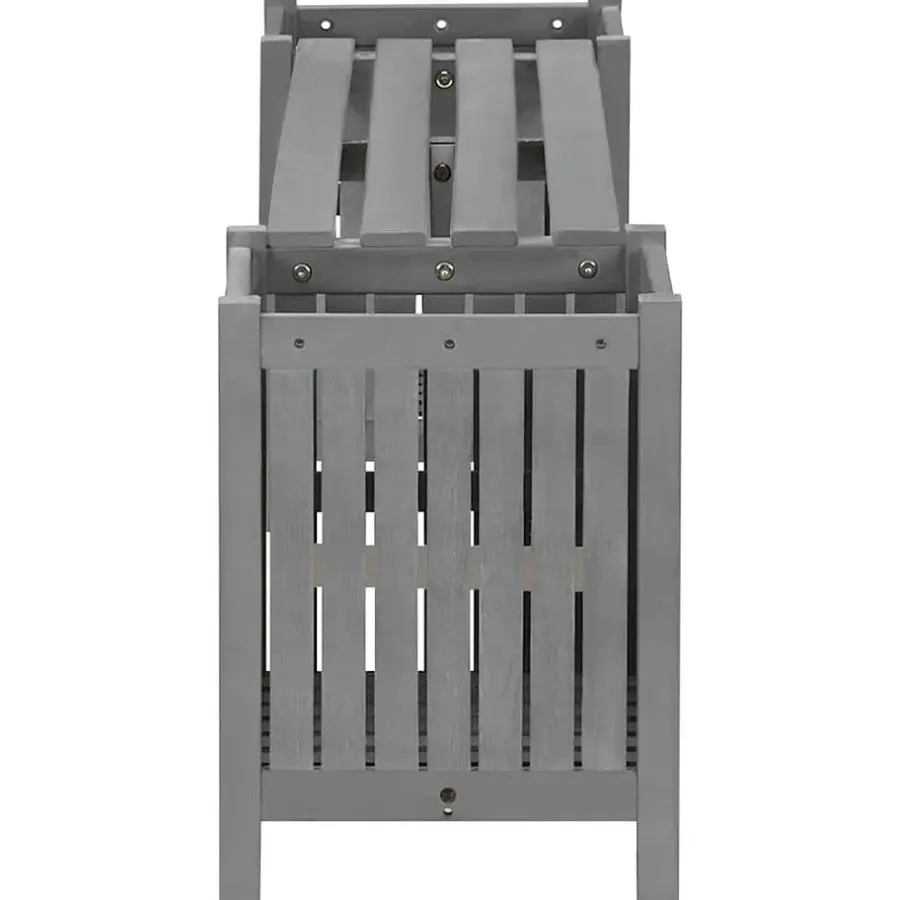 vidaXL - Tuinbank - Grijs - Acaciahout - 150 x 30 x 40 cm