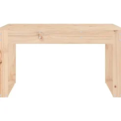 vidaXL - Tuinbank - Naturel - Massief grenenhout - 80x38x45 cm
