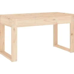 vidaXL - Tuinbank - Naturel - Massief grenenhout - 80x38x45 cm