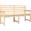 Tuinbanken-vidaXL - Tuinbank - Naturel - Massief grenenhout - 159.5x48x91.5 cm