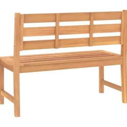 Tuinbanken-vidaXL - Tuinbank - Teakhout - 114 cm