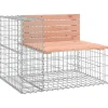 Tuinbanken-vidaXL - Tuinbank schanskorfontwerp - Massief douglashout - 92x71x65,5 cm