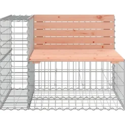 Tuinbanken-vidaXL - Tuinbank schanskorfontwerp - Massief douglashout - 92x71x65,5 cm