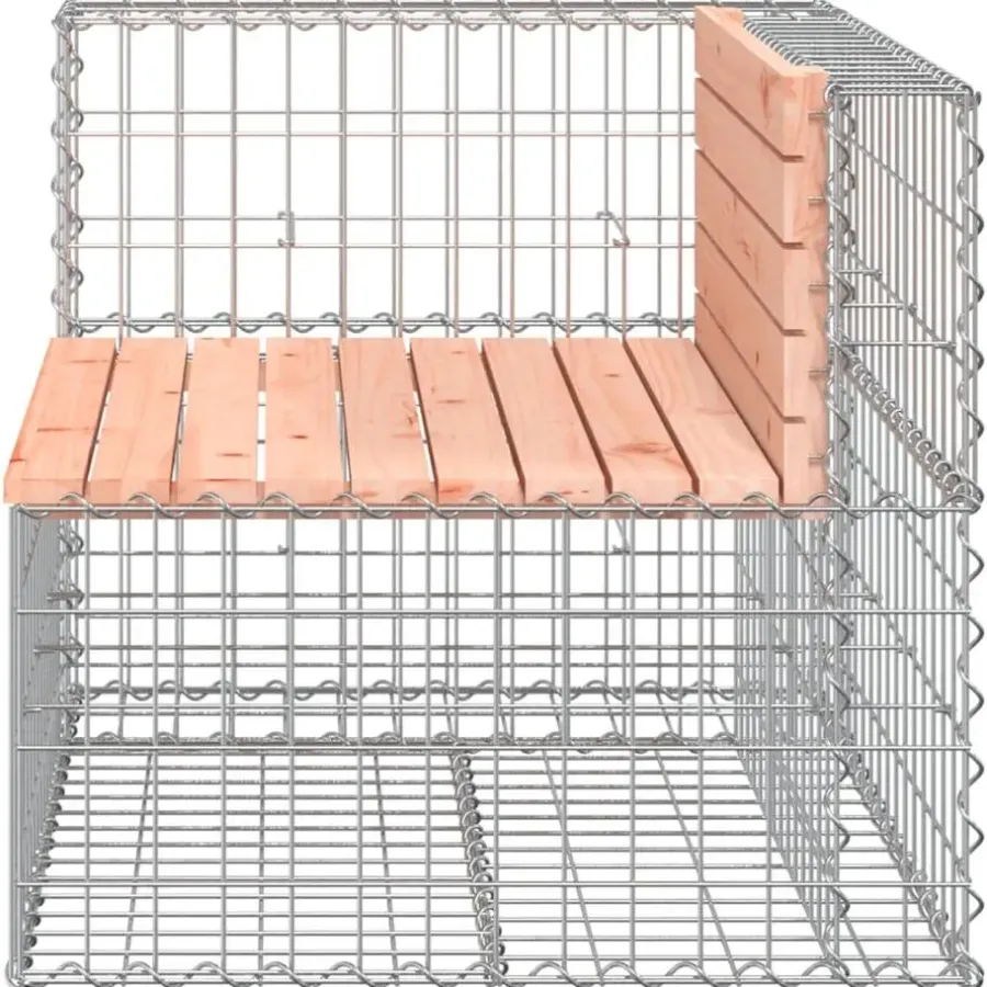 Tuinbanken-vidaXL - Tuinbank schanskorfontwerp - Massief douglashout - 92x71x65,5 cm