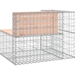 Tuinbanken-vidaXL - Tuinbank schanskorfontwerp - Massief douglashout - 92x71x65,5 cm