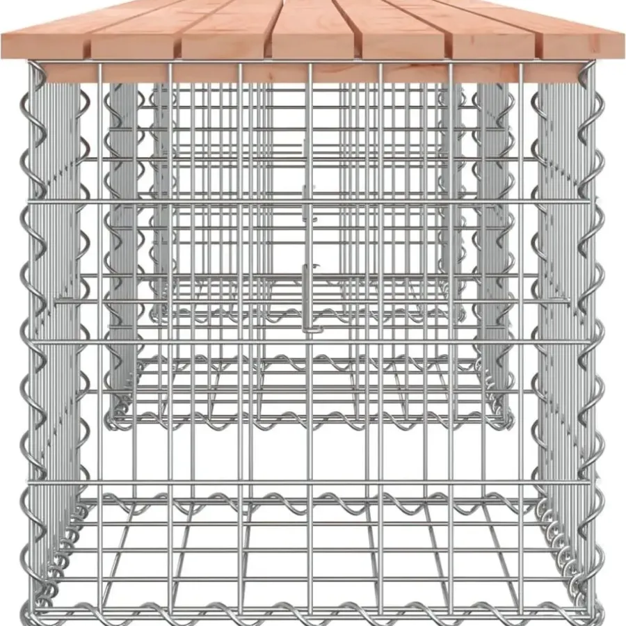 vidaXL - Tuinbank schanskorfontwerp - Massief douglashout - 203x44x42 cm