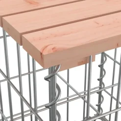 vidaXL - Tuinbank schanskorfontwerp - Massief douglashout - 203x44x42 cm
