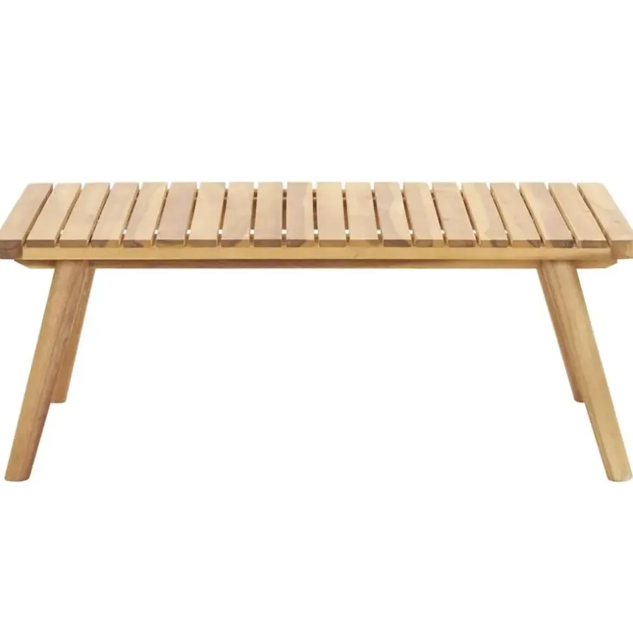 Loungesets-vidaXL - Tuinbank Set - Bruin - Acaciahout