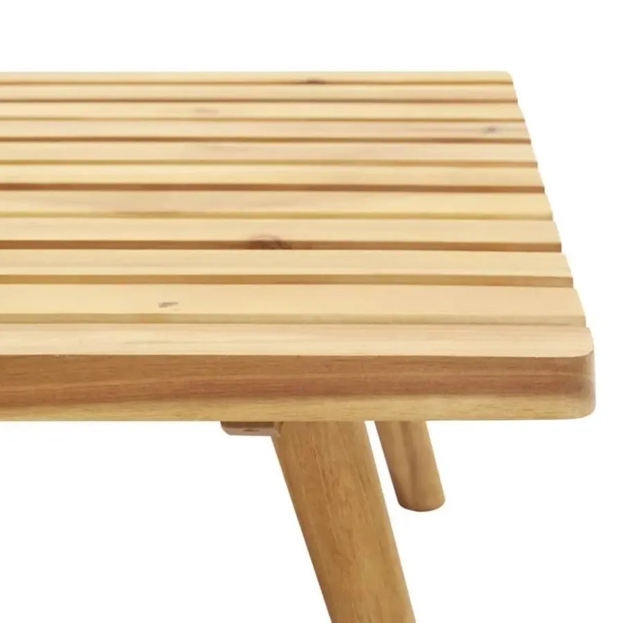Loungesets-vidaXL - Tuinbank Set - Bruin - Acaciahout