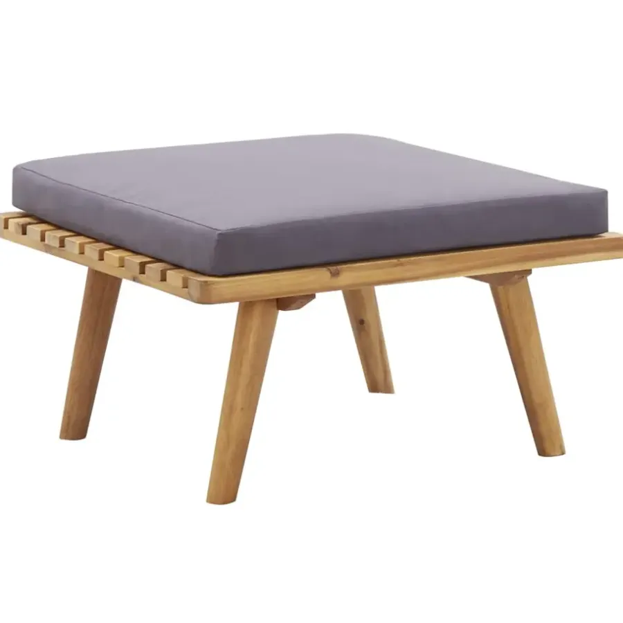 Loungesets-vidaXL - Tuinbank Set - Bruin - Acaciahout