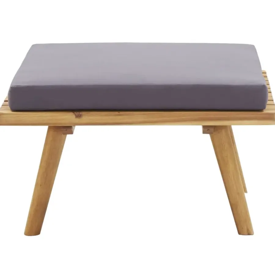 Loungesets-vidaXL - Tuinbank Set - Bruin - Acaciahout