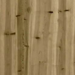 vidaXL - Tuinbank zonder armleuningen - Bruin - Hout - Met kussens