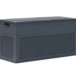 Kussenboxen-vidaXL - Tuinbox - Antraciet - Kunststof