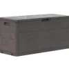 Kussenboxen-vidaXL - Tuinbox - Bruin - Kunststof