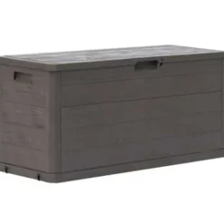 Kussenboxen-vidaXL - Tuinbox - Bruin - Kunststof