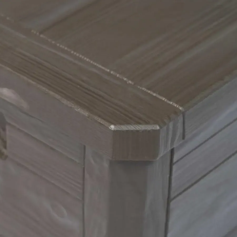 Kussenboxen-vidaXL - Tuinbox - Bruin - Kunststof