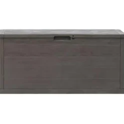 Kussenboxen-vidaXL - Tuinbox - Bruin - Kunststof