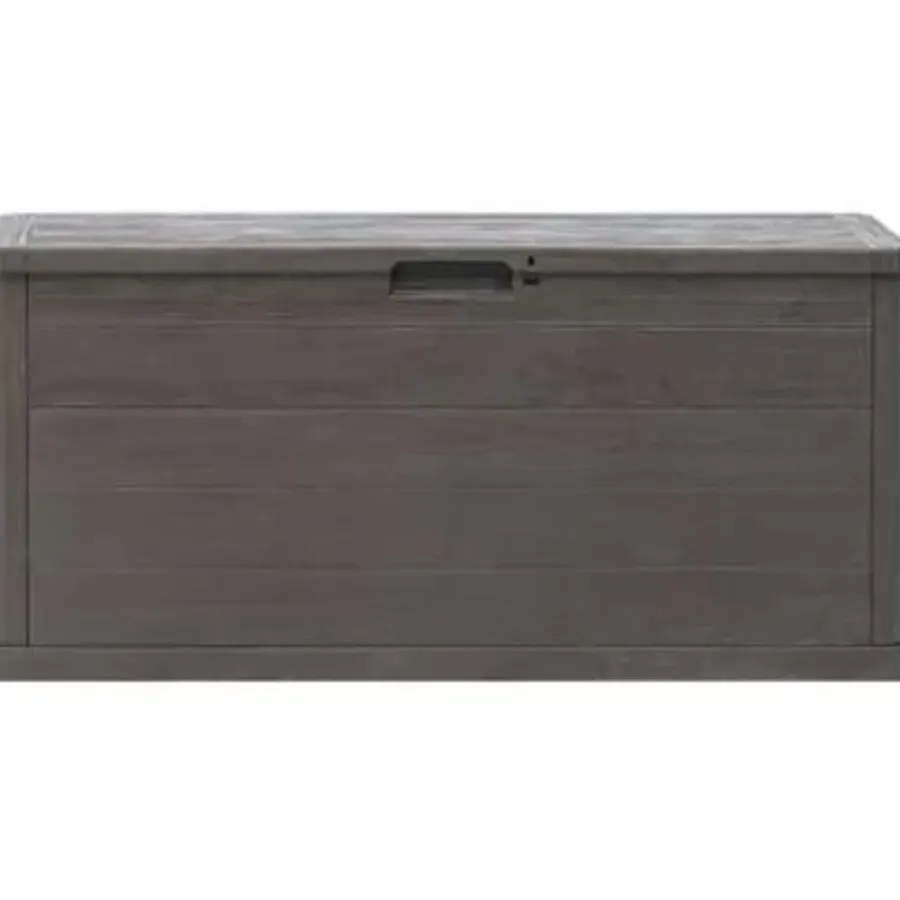 Kussenboxen-vidaXL - Tuinbox - Bruin - Kunststof