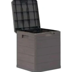 Kussenboxen-vidaXL - Tuinbox - Bruin - Kunststof