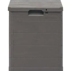 Kussenboxen-vidaXL - Tuinbox - Bruin - Kunststof