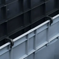 Kussenboxen-vidaXL - Tuinbox - Grijs - Kunststof