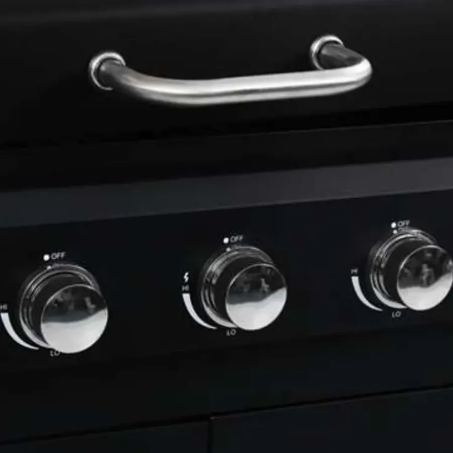 Barbecues En Accessoires-vidaXL - Tuingrill - Zwart - Staal
