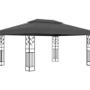 vidaXL - Tuinhuisje - Antraciet - Stof