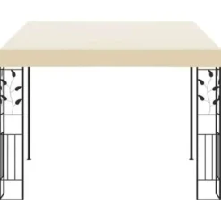 vidaXL - Tuinhuisje - Crème - Stof - 3 x 3 x 2.5 m