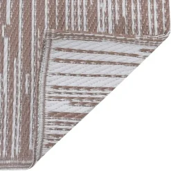 Buiten Vloerkleden|Buiten Vloerkleden-vidaXL - Tuinkleed - Bruin - Polyetheen - 120 x 180 cm