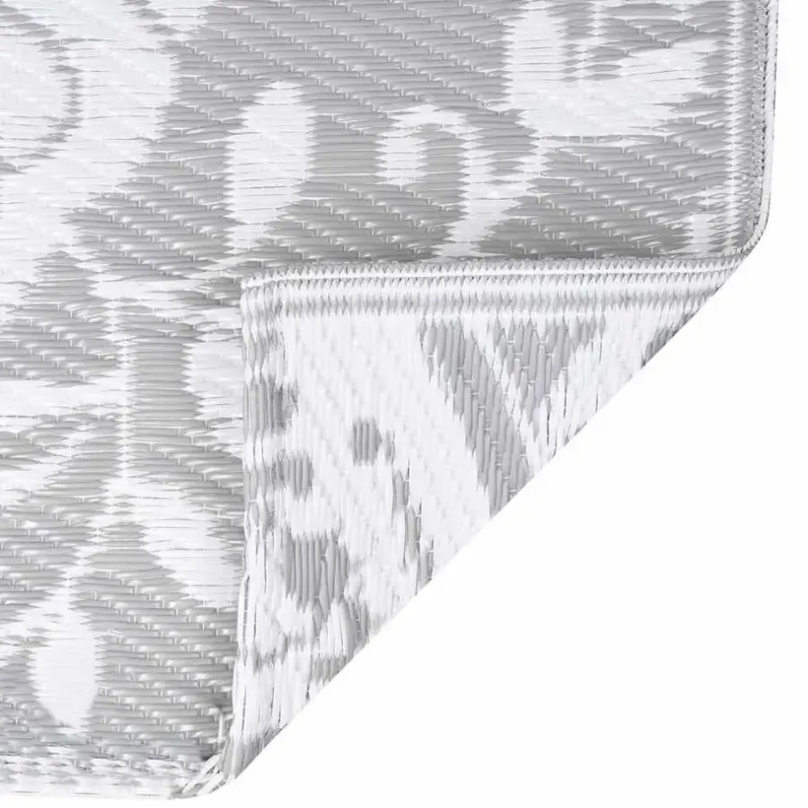 Buiten Vloerkleden|Buiten Vloerkleden-vidaXL - Tuinkleed - Grijs - Polyetheen - 160 x 230 cm