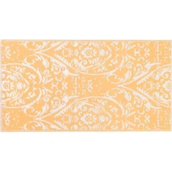 vidaXL - Tuinkleed - Oranje - Polyetheen - 80 x 150 cm