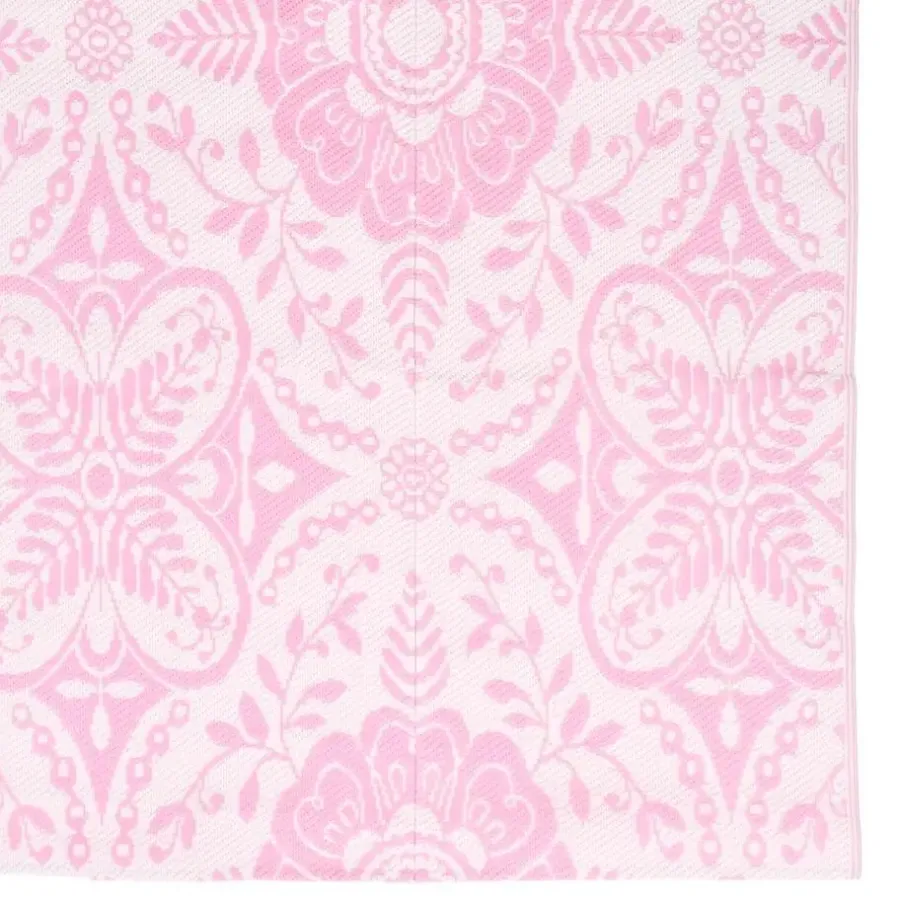Buiten Vloerkleden|Buiten Vloerkleden-vidaXL - Tuinkleed - Roze - Polyetheen - 120 x 180 cm