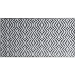 Buiten Vloerkleden|Buiten Vloerkleden-vidaXL - Tuinkleed - Wit - Polyetheen - 80 x 150 cm